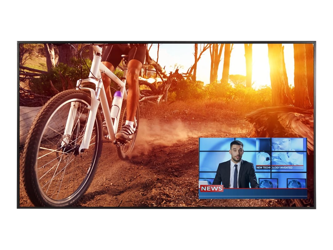 Écran tactile UHD 65" PLANAR URP65-T, E-LED, 450 nits, 24h/24 et 7j/7, VESA