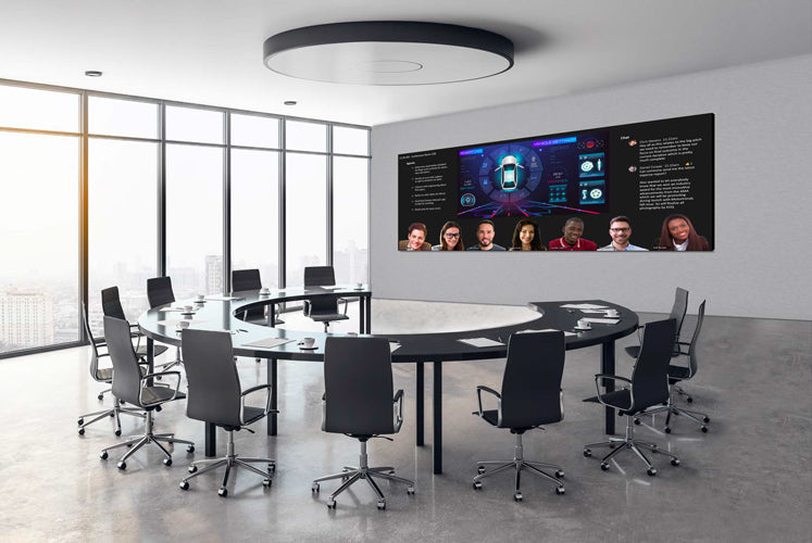 Mur vidéo PLANAR UC Complete 198" 32:9 avec contrôleur et support