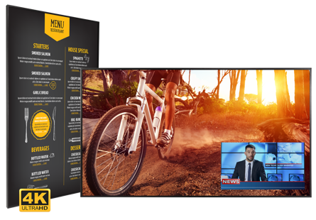 Écran tactile LCD UHD 98 pouces PLANAR URP98-ERO-T, 450 nits, utilisation 24h/24 et 7j/7