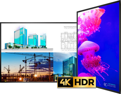 Écran tactile UHD 100" PLANAR URX100-ERO-T 700 NIT HDR OPS TAA