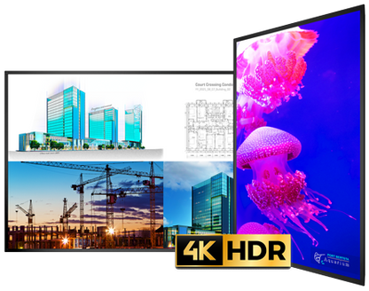 Écran tactile UHD 100" PLANAR URX100-ERO-T 700 NIT HDR OPS TAA