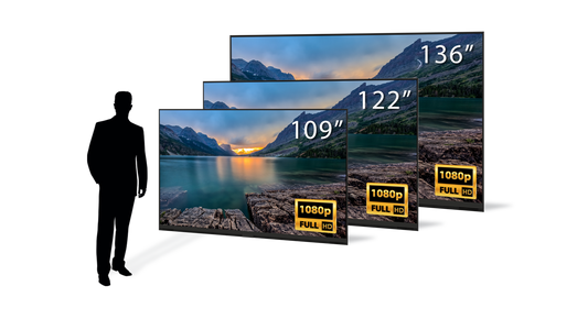 Écran tactile Micro LED PLANAR URL109-MFT 109" FHD 1,25 mm, 800 nits, HDR