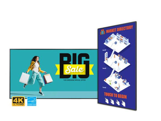 The PLANAR SLP86 is an 86-inch Ultra HD LCD display engineered for high-impact commercial environments. Featuring a 3840 x 2160 resolution, D-LED backlighting, 500 nits of brightness, and anti-glare coating, it delivers vibrant visuals visible even in well-lit settings. Designed for 24/7 operation and backed by a 3-year warranty, this display suits retail, hospitality, and control room applications.