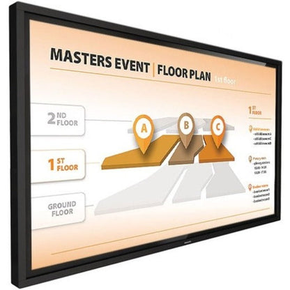 Écran tactile UHD Planar SLP55-T 55 pouces, 400 nits, PCAP, 24h/24 et 7j/7, ENERGY STAR