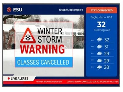 Planar SLP65-T, 65in UHD Touchscreen Display, 400nit, 24x7, speakers, landscape &amp; portrait, 20pt PCAP touch. ENERGY STAR.