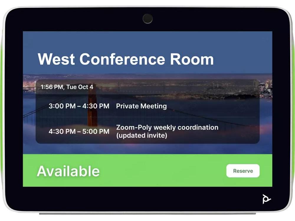The HP Poly TC10 White Touch Controller offers intuitive video conferencing control in a secure, TAA-compliant design. With a 10.25-inch interactive display, 1280 x 800 resolution, and support for Ethernet and wireless technologies, it's ideal for streamlined meeting room management. GSA and JITC certifications make it suitable for government and enterprise use.