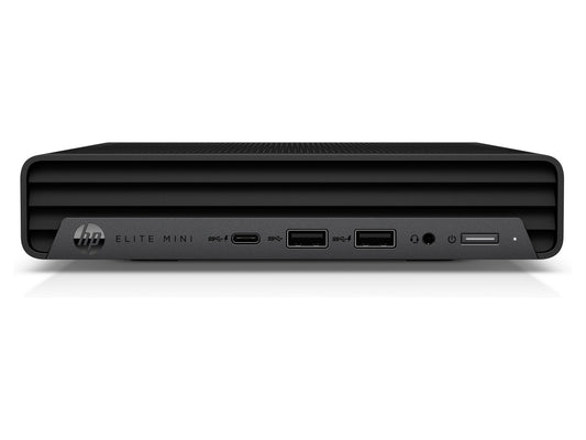 The HP Elite Mini 800 G9 is a compact yet powerful desktop PC designed for modern business environments. Powered by a 12-core Intel Core i7-12700T CPU, 16GB DDR5 RAM, and a 512GB SSD, it delivers high performance in a space-saving form factor. With Windows 11 Pro and advanced HP security features, it's built for productivity and protection.