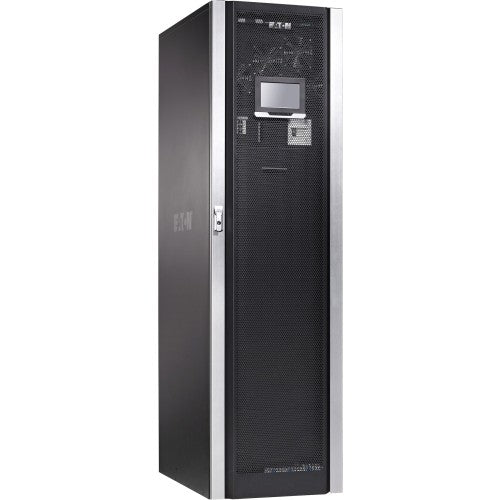Onduleur Eaton 93PM 40 kW, entrée 480 V / sortie 208/120 V, 65 KAIC, forme tour, 4 disjoncteurs MBS
