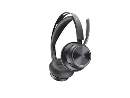 Poly Voyager Focus 2 Microsoft Teams Certified USB-C-C Headset +USB-C/A Adapter TAA WW