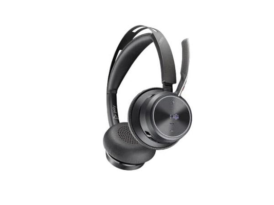 Poly Voyager Focus 2 Microsoft Teams Certified USB-C-C Headset +USB-C/A Adapter TAA WW