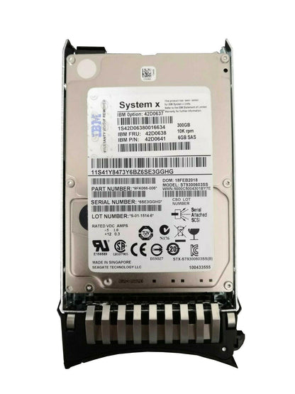CISCO 300GB 6Gb/s SAS 10K RPM SFF Hot Plug HDD with Sled