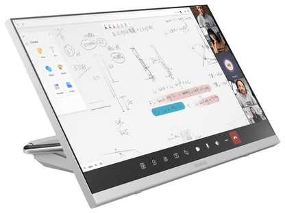The Yealink A24 is an all-in-one DeskVision Collaboration Display tailored for personal and small phone rooms. It integrates video conferencing capabilities with a Full HD 1920 x 1080 display and supports both wired and wireless connectivity. Bundled with a power adapter, necessary cables, and a 2-year hardware warranty, it's a streamlined solution for reliable communication.