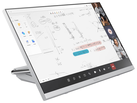 The Yealink A24 is an all-in-one DeskVision Collaboration Display tailored for personal and small phone rooms. It integrates video conferencing capabilities with a Full HD 1920 x 1080 display and supports both wired and wireless connectivity. Bundled with a power adapter, necessary cables, and a 2-year hardware warranty, it's a streamlined solution for reliable communication.