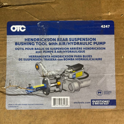 OTC Hendrickson Rear Suspension Bushing Tool Sz 37.5" L x 18" W, Grey 4247