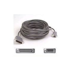 Belkin A2L088-100 AT Serial Modem Cable DB9F/DB25M, 100 Ft