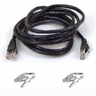 Belkin 6-Inch Cat5e UTP RJ45 Patch Cable, Snagless, Gray