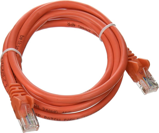 Belkin A3L791-25-RED-H CAT5e Shielded 25ft Patch Cable, Red