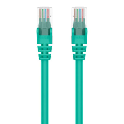Câble croisé Belkin CAT6 vert 4,2 m, RJ-45, anti-accroc