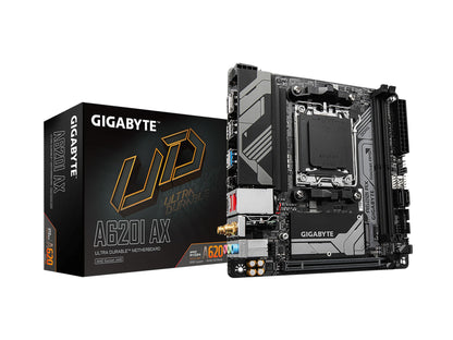 GIGABYTE A620I AX Mini ITX AM5 Motherboard