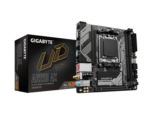 GIGABYTE A620I AX Mini ITX AM5 Motherboard