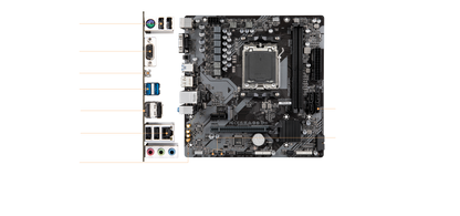 GIGABYTE A620M S2H Micro ATX DDR5 AM5 Motherboard