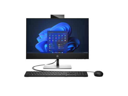 The HP ProOne 440 G9 All-in-One is a business-class desktop PC designed for performance and space efficiency. Powered by a 14-core Intel Core i5-14500 processor with speeds up to 5GHz, it includes 16GB of high-speed DDR5 memory and a 512GB SSD for responsive multitasking. Its 23.8-inch Full HD display, integrated webcam, and Windows 11 Pro OS make it ideal for secure and professional work environments.
