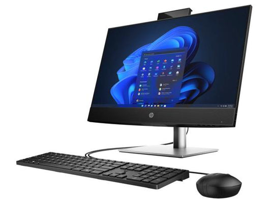 The HP ProOne 440 G9 is a 23.8-inch all-in-one desktop PC designed for professional performance in a sleek, space-saving form factor. Featuring a powerful Intel Core i5-14500 processor, 8GB of DDR5 memory, and a 256GB SSD, it delivers responsive multitasking for business environments. Equipped with Wi-Fi 6E, Bluetooth, a 5MP webcam, and Windows 11 Pro, this system enhances connectivity, collaboration, and security for modern workplaces.