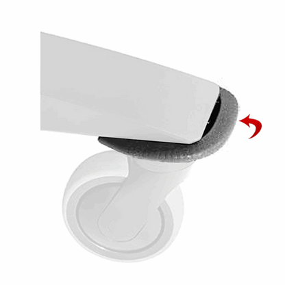 Pare-chocs Peerless ACC-BPR SmartMount pour chariots SR, caoutchouc noir