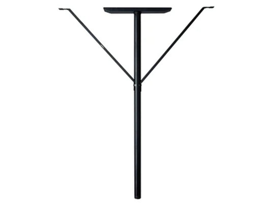 The PEERLESS Extension Column Stabilizer Kit is engineered to enhance the stability of long or drop-mounted 1 1/2" schedule 40 extension columns. Constructed from robust cold-rolled steel with a sleek black finish, this mounting kit effectively minimizes unwanted sway. Ideal for installations in commercial environments or locations prone to vibration, it ensures secure and professional AV setups.