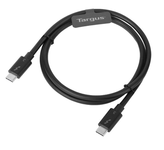 Câble USB-C vers USB-C Thunderbolt 3 TARGUS 0,8 m, noir