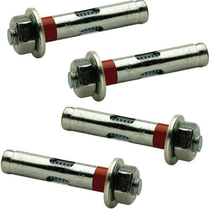 Peerless Concrete Expansion Anchors 4 Pack, 280lb Capacity