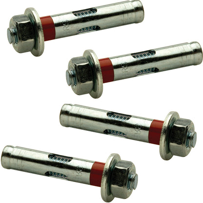 Peerless Concrete Expansion Anchors 4 Pack, 280lb Capacity