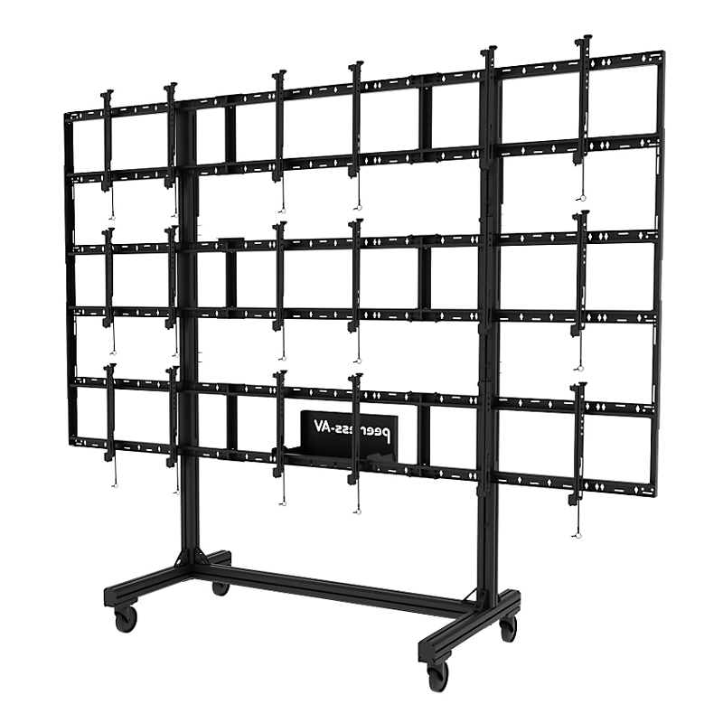 PEERLESS ACC310VWC4 Video Wall Cart Feet Set - Black (4-Pack)