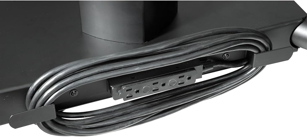 Peerless ACC320 Electrical Outlet Strip with 20ft Cord for Flat Panel Stands