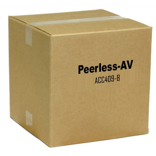Adaptateur de plaque murale Peerless ACC409-B, noir