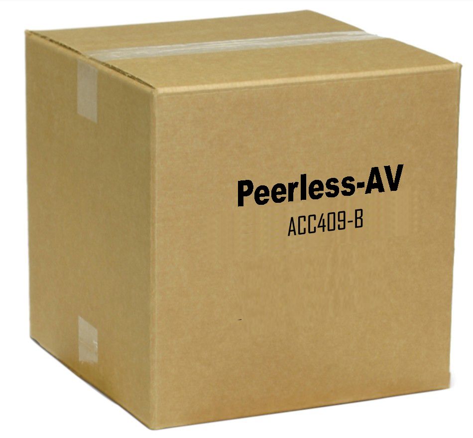 Adaptateur de plaque murale Peerless ACC409-B, noir
