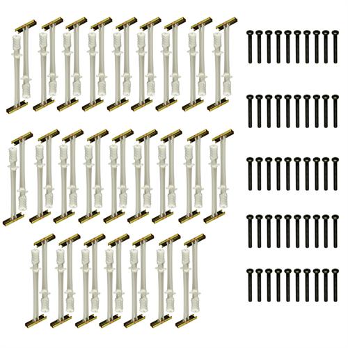 Lot de boutons à bascule métalliques Peerless ACC515