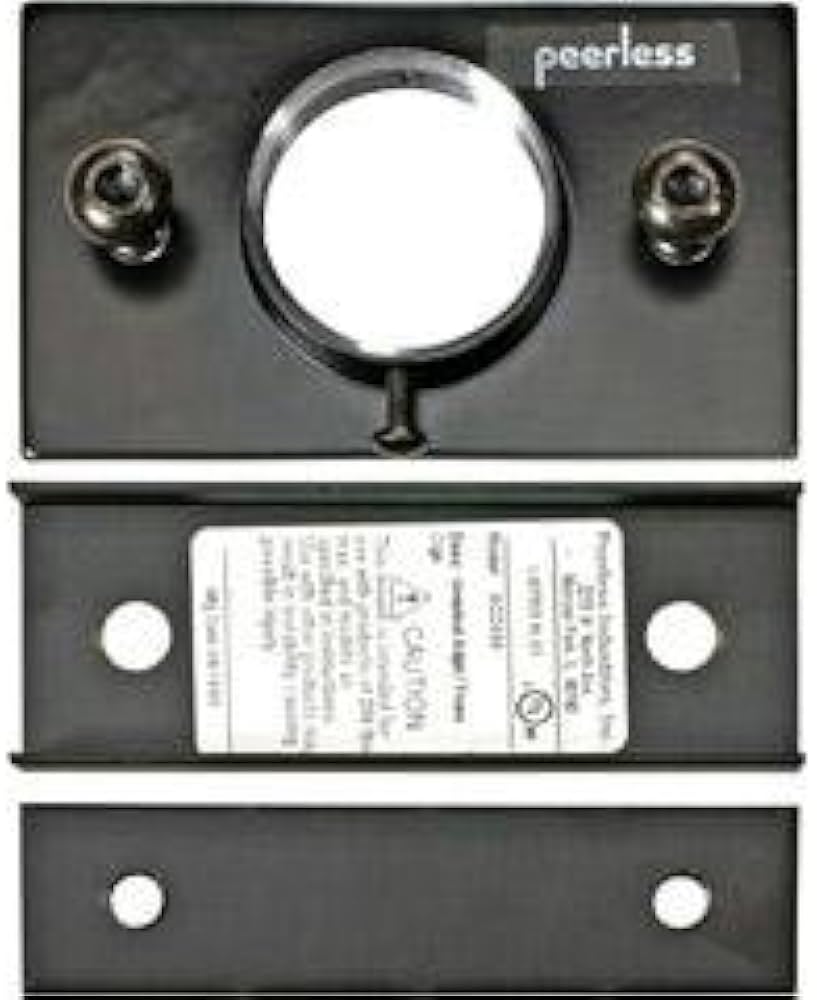 Peerless ACC550 Unistrut Truss Ceiling Adapter Bracket, Steel, 250lb Capacity