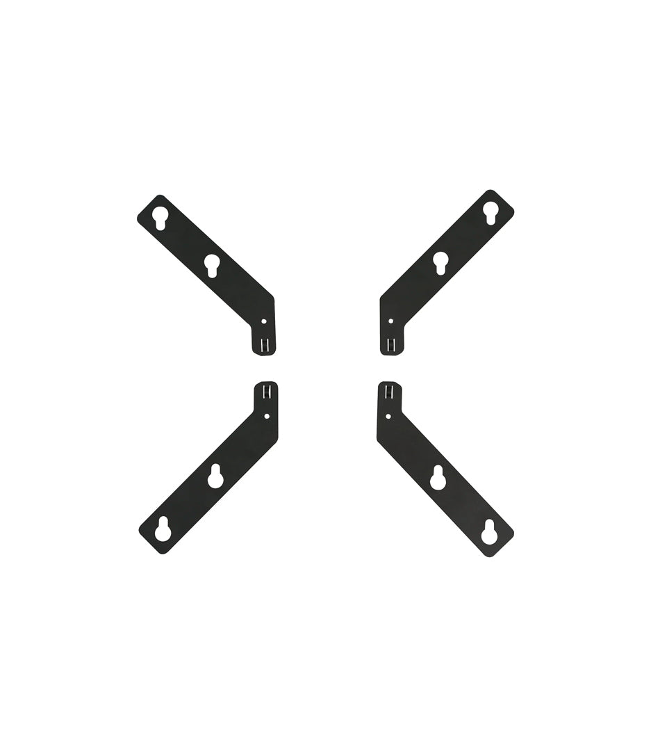 Peerless ACC973 VESA Adapter Plate, Black, 200x200 to 400x400