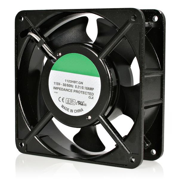 STARTECH 12cm AC Fan Kit for Server Rack Cabinet, ACFANKIT12