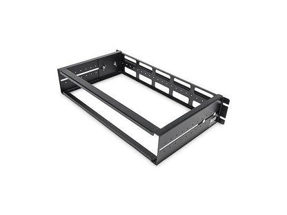 The StarTech ADJDINKIT is a versatile 2U DIN Rail Kit designed to mount DIN rail equipment in a standard 19-inch server rack. Featuring adjustable depth and universal compatibility with top-hat, mini, and G-type DIN rails, it supports up to 27.5lbs and is ideal for industrial networking or AV gear setups. Built from cold-pressed steel, it offers long-lasting durability for mission-critical environments.