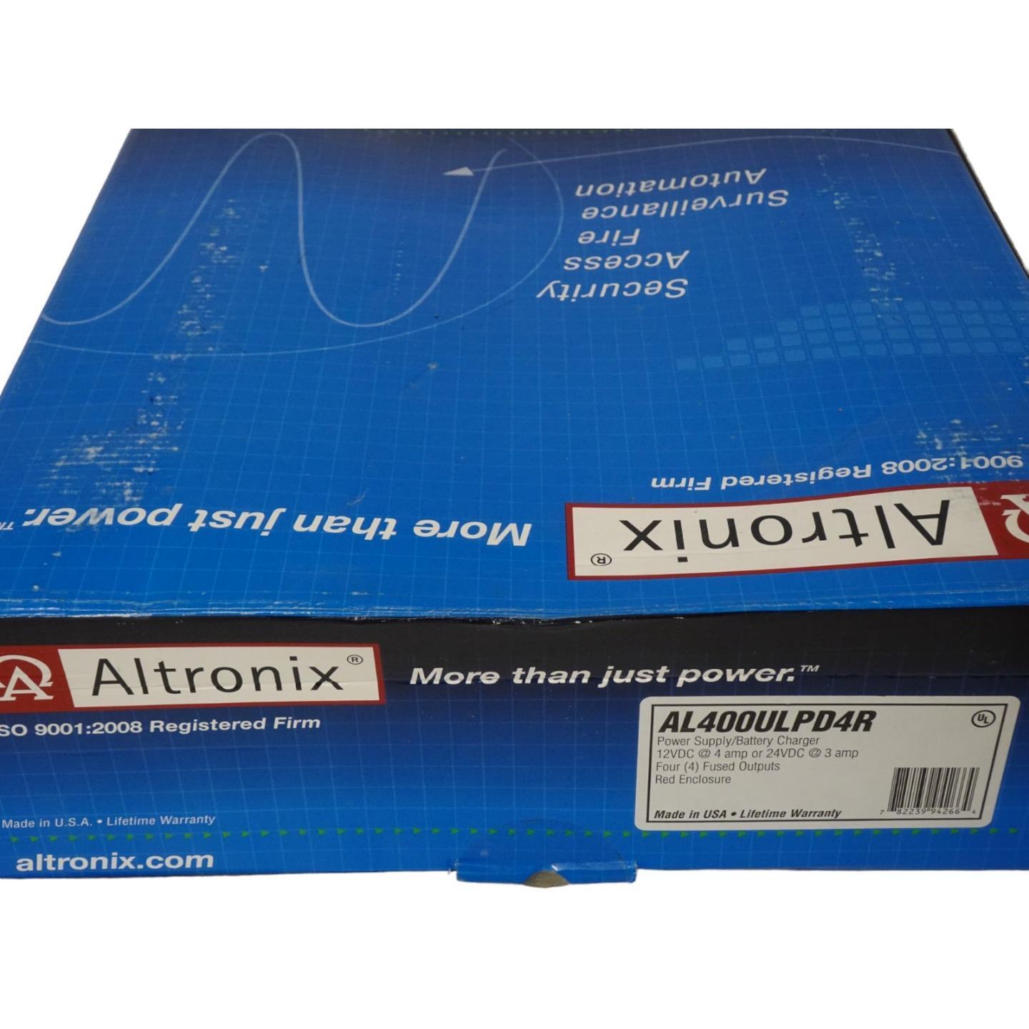 Chargeur/alimentation incendie BOSCH AL400UL-PD4R 4 A