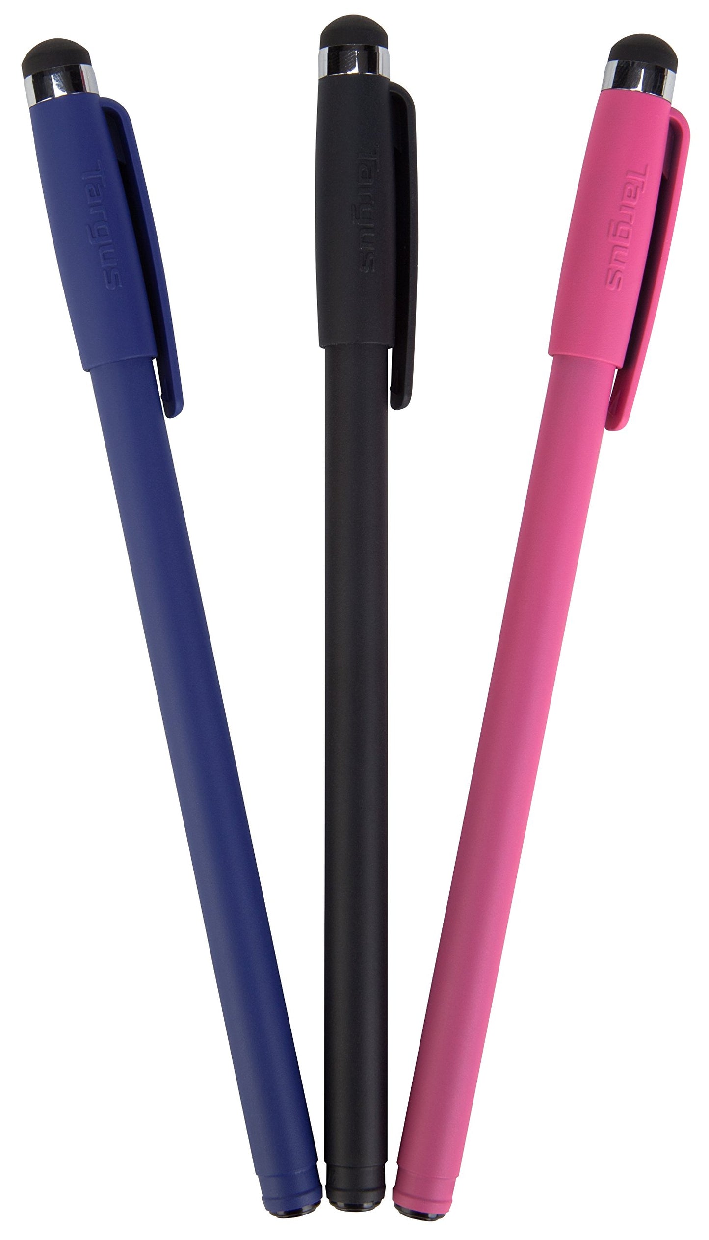 Lot de 3 stylets et stylos Targus – Noir/Bleu/Rouge (AMM0601TBUS)