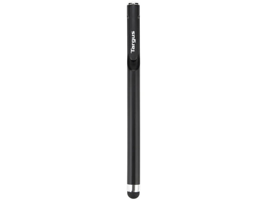 The Smooth Glide Stylus by TARGUS offers precise navigation and touchscreen input with a sleek, modern design in black. Designed for business and educational professionals, it ensures accurate stylus performance with smooth glide functionality, complemented by TAA compliance and a limited 1-year warranty for added value and assurance.