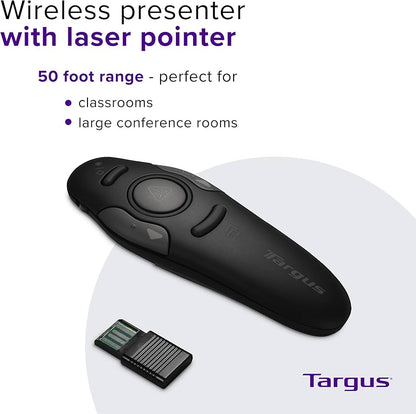 Présentateur sans fil TARGUS AMP16US avec pointeur laser