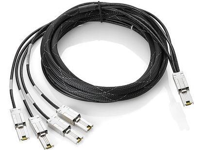 HP 4m External Mini-SAS to 4x1 Mini-SAS Cable (AN976A)
