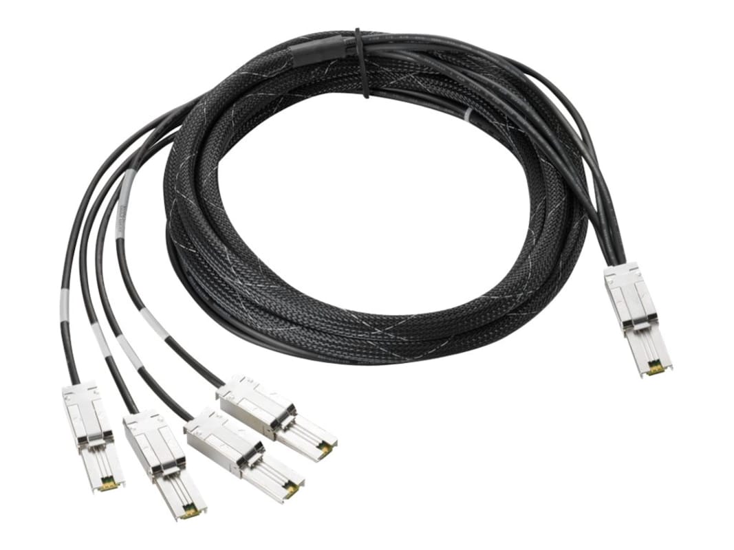 HP 4m External Mini-SAS to 4x1 Mini-SAS Cable (AN976A)