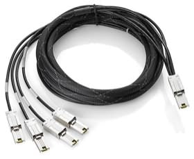 HP 4m External Mini-SAS to 4x1 Mini-SAS Cable (AN976A)