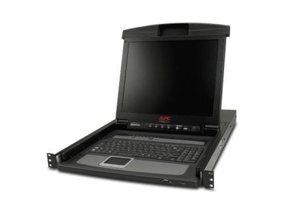 The APC 17 Rack LCD Console with Integrated 8 Port Analog KVM Switch (Model AP5808) delivers efficient and space-saving control for server environments. Designed in a 1U form factor, it includes a 17-inch display with integrated KVM switching, providing a compact solution for IT administrators managing multiple servers. Supporting input voltages from 120V to 240V and featuring a TAA-compliant, RoHS-certified design, this console is built for global deployment and long-term reliability.