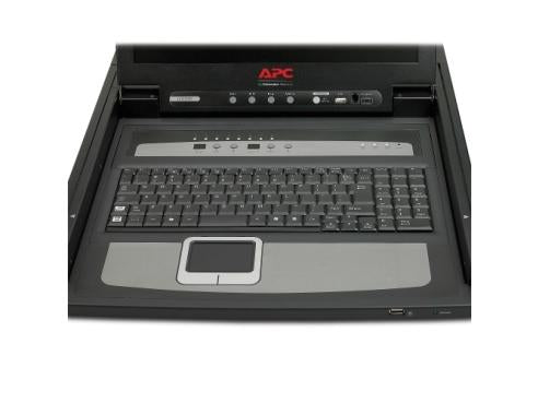 The APC 17 Rack LCD Console with Integrated 8 Port Analog KVM Switch (Model AP5808) delivers efficient and space-saving control for server environments. Designed in a 1U form factor, it includes a 17-inch display with integrated KVM switching, providing a compact solution for IT administrators managing multiple servers. Supporting input voltages from 120V to 240V and featuring a TAA-compliant, RoHS-certified design, this console is built for global deployment and long-term reliability.